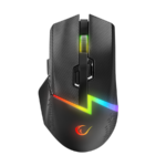 Miš gaming RAMPAGE DROP M3, black, RGB, wireless, 10000dpi 10D - Image 2