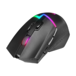 Miš gaming RAMPAGE DROP M3, black, RGB, wireless, 10000dpi 10D - Image 3