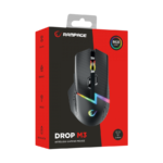Miš gaming RAMPAGE DROP M3, black, RGB, wireless, 10000dpi 10D - Image 8
