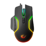 Miš gaming RAMPAGE Miracle M2, USB Black, 8 buttons, RGB 7200dpi - Image 2