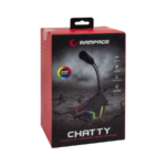 Mikrofon gaming RAMPAGE SN-RMX2 CHATTY black, USB, RGB LED - Image 4