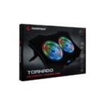 Postolje za notebook gaming RAMPAGE 10"-18" AD-RC9 TORNADO black, RGB, ventilator - Image 5