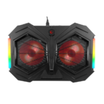 Postolje za notebook gaming RAMPAGE 15"-17"Addison AD-RC11 SPIDER black, ventilator 2x, USB 2x, RGB - Image 3