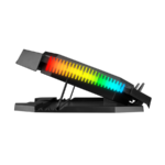 Postolje za notebook gaming RAMPAGE 15"-17"Addison AD-RC11 SPIDER black, ventilator 2x, USB 2x, RGB - Image 4