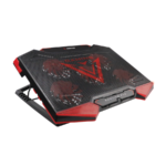 Postolje za notebook gaming RAMPAGE 15"-17", Addison AD-RC5 black, 5 ventilatora i 2 USB