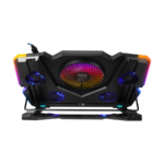 Postolje za notebook sa držačem za telefon gaming RAMPAGE Breeze S50, ventilator 5x, RGB - Image 6