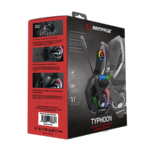 Slušalice sa mikrofonom gaming RAMPAGE RM-K66 TYPHOON black, PC/PS4, USB, 7.1, RGB LED - Image 6