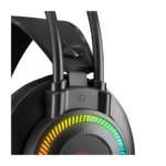 Slušalice sa mikrofonom gaming RAMPAGE RM-K27 X-JAMMER Rainbow RGB LED USB 3.5M PC - PS4-PS5-XBOX, 34516 - Image 5