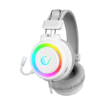 Slušalice sa mikrofonom gaming RAMPAGE SN-R10 ALQUIST white, 3,5 mm, RGB - Image 2