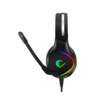 Slušalice sa mikrofonom gaming RAMPAGE RM-K10 PC/PS4 AMAZING Black USB 7.1 Noise-Cancelling Mic, RGB LED - Image 4