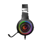 Slušalice sa mikrofonom gaming RAMPAGE RM-K56 SPECTER black, PS4/PC USB 7.1 Rainbow LED - Image 3