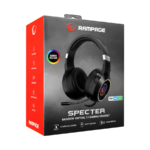 Slušalice sa mikrofonom gaming RAMPAGE RM-K56 SPECTER black, PS4/PC USB 7.1 Rainbow LED - Image 8