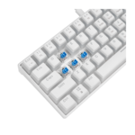 Tastatura gaming RAMPAGE RADIANT K11 white, blue switch, Type-C, RGB,  US Layout, pudding keycaps, 38970 - Image 7
