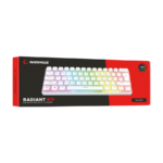 Tastatura gaming RAMPAGE RADIANT K11 white, blue switch, Type-C, RGB,  US Layout, pudding keycaps, 38970 - Image 8