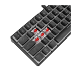 Tastatura gaming RAMPAGE RADIANT K11 black, Type-C, RGB, red switch, US layout, pudding keycaps, 38971 - Image 7