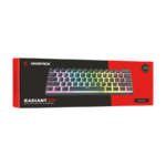 Tastatura gaming RAMPAGE RADIANT K11 black, Type-C, RGB, red switch, US layout, pudding keycaps, 38971 - Image 8