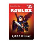 Roblox 25$ - 2000 Robux (USA)