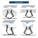 Zidni nosač GEMBIRD WM-75ST-02, 32" - 75"", 45.5 kg, VESA max. 600 mm x 400 mm, montaža u ugao zida - Image 7