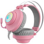 Slušalice sa mikrofonom gaming RAMPAGE RM-K1 PULSAR pink, USB, 7.1 Surround+Vibration, RGB, dugi fleksibilni mikrofon, 36130 - Image 4