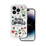 ZAŠTITNA MASKA CHRISTMAS CASE ZA IPHONE 12 DESIGN 3 CLEAR