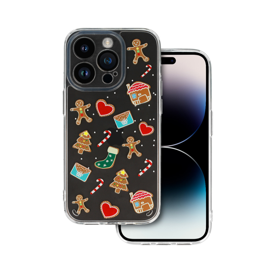 0122857_zatitna-maska-christmas-case-za-iphone-13-design-2-clear ZAŠTITNA MASKA CHRISTMAS CASE ZA IPHONE 13 DESIGN 2 CLEAR - Image 1