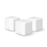 Mercusys Halo H30G(3-pack) AC1300 Whole Home Mesh Wi-Fi System, 400 Mbps at 2.4 GHz + 867 Mbps at 5 GHz, 2× Internal Antennas, 2× Gigabit Ports per Un