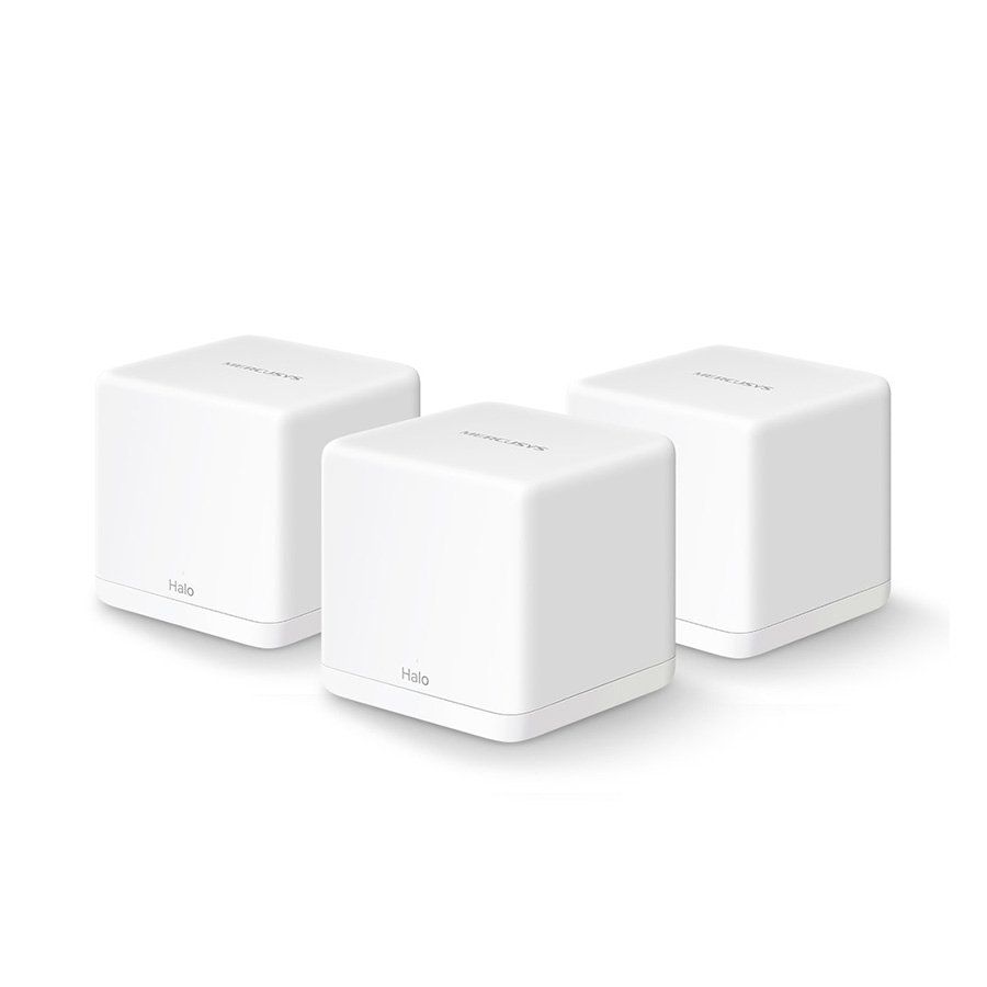 0123402_mercusys-halo-h30g3-pack-ac1300-whole-home-mesh-wi-fi-system-400-mbps-at-24-ghz-867-mbps-at-5-ghz-2- Mercusys Halo H30G(3-pack) AC1300 Whole Home Mesh Wi-Fi System, 400 Mbps at 2.4 GHz + 867 Mbps at 5 GHz, 2× Internal Antennas, 2× Gigabit Ports per Un - Image 1