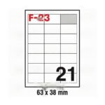 NALJEPNICA 63X38 FORNAX F-23 ,100/1