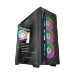 Kućište gaming RAMPAGE PRIME Mesh Tempered Glass 4*ARGB Fan Hub E-ATX, 37919