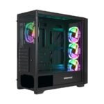 Kućište gaming RAMPAGE PRIME Mesh Tempered Glass 4*ARGB Fan Hub E-ATX, 37919 - Image 2