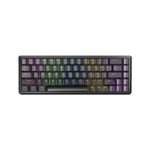 Tastatura gaming RAMPAGE REBEL black, Mechanical, Low Profile, blue switch, US Layout, Rainbow - Image 2