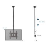 Stropni nosač za TV GEMBIRD CM-70ST-01, Full motion 32" - 70" - Image 7