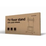 Nosač za TV na stalku sa točkovima GEMBIRD TVS-100F-01, 37"-100" - Image 4