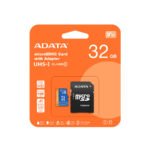 MICRO SD ADATA 32GB Premier A1 + ADP CLASS 10 AUSDH32GUICL10A1-RA1