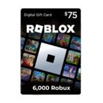 Roblox 75$ - 6000 Robux (USA)