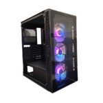 Kucište IG-MAX X3805-A06 GIANT GLASS, E-ATX, ventilator RGB 3x 120mm, 3xUSB, audio panel - Image 2