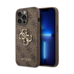ZAŠTITNA MASKA GUESS 4G BIG METAL LOGO GUHCP14X4GMGBR ZA IPHONE 14 PRO MAX BRAON