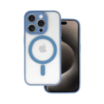 ZAŠTITNA MASKA MAGSAFE U AKRILNOJ BOJI ZA IPHONE 15 PLUS SVIJETLO PLAVA
