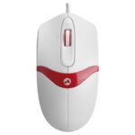 Miš Everest SM-220 USB White/Red 1200dpi 3D Optical - Image 2