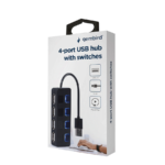 USB HUB GEMBIRD 4 port USB 2.0-  UHB-U2P4-05 - Image 3