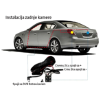 AUTO DASH CAM DVR-01 OGLEDALO 4,0 INČA + ZADNJA KAMERA - Image 2