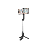 Stativ tripod selfie za mobitel do 7" + daljinski bluetooth BOROFONE BY9 Streamer mini live broadcast black