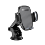 Univerzalni auto držač nosač za mobitel BOROFONE BH53 Windy center console car black grey