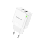 USB punjač BOROFONE BN15 Strong dual-port 2xUSB, white