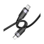 USB kabal BOROFONE BU35 Type-C Influence charging data cable black USB to Type-C, 1,2m, 3A