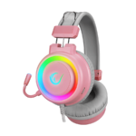 Slušalice sa mikrofonom gaming RAMPAGE SN-R10 ALQUIST pink, 3,5 mm, RGB - Image 2