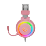 Slušalice sa mikrofonom gaming RAMPAGE SN-R10 ALQUIST pink, 3,5 mm, RGB - Image 3