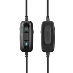 Slušalice sa mikrofonom gaming RAMPAGE ONYX-S Black USB 7.1 Version RGB Led Headset on line led and volume Controller - Image 7