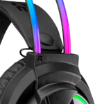 Slušalice sa mikrofonom gaming RAMPAGE RM-K17 X-MONARCH Black USB 7.1 RGB, In Line Wire Control - Image 5