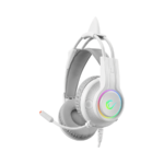 Slušalice sa mikrofonom gaming RAMPAGE RM-K91 X-CATTY White USB 7.1 Version RGB Gaming Headset